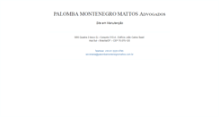 Desktop Screenshot of pmmadvogados.com.br